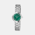 Clara Women Quartz Green Dial Analog Recycled Steel Watch GW0930L1