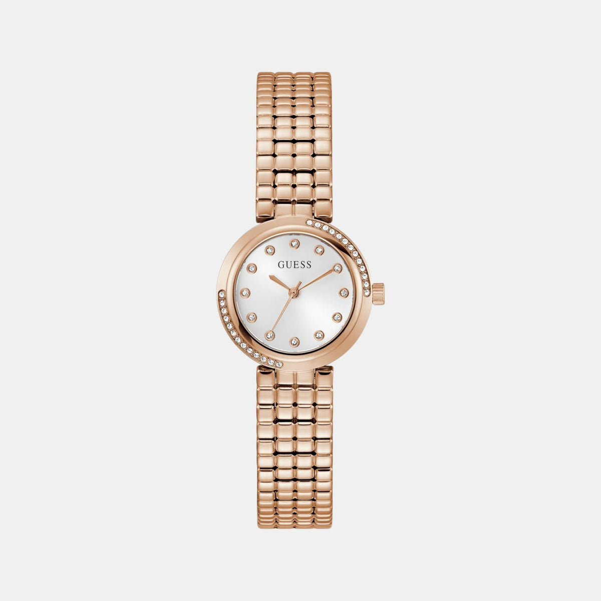 Gb Clara Women Quartz White Dial Analog Stainless Steel Watch Gw0930L3