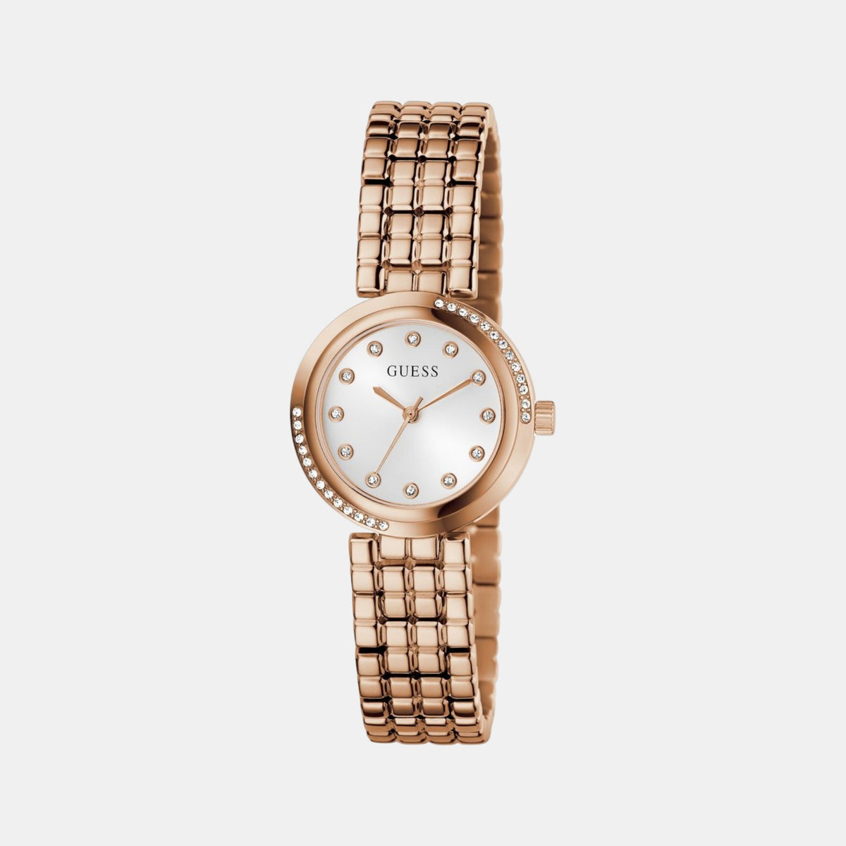 Gb Clara Women Quartz White Dial Analog Stainless Steel Watch Gw0930L3