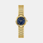 Gb Clara Women Quartz Blue Dial Analog Stainless Steel GW0930L4