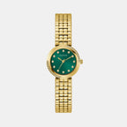 Clara Women Quartz Green Dial Analog Stainless Steel Watch GW0930L6