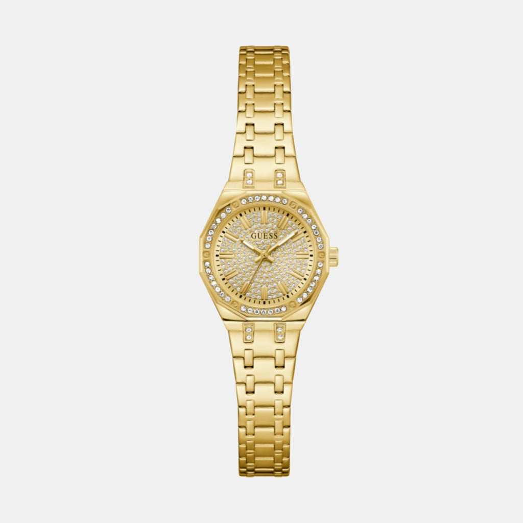 Women Quartz Rose Gold Dial Analog Stainless Steel Watch GW0931L2