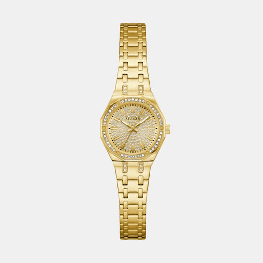 Women Quartz Rose Gold Dial Analog Stainless Steel Watch GW0931L2