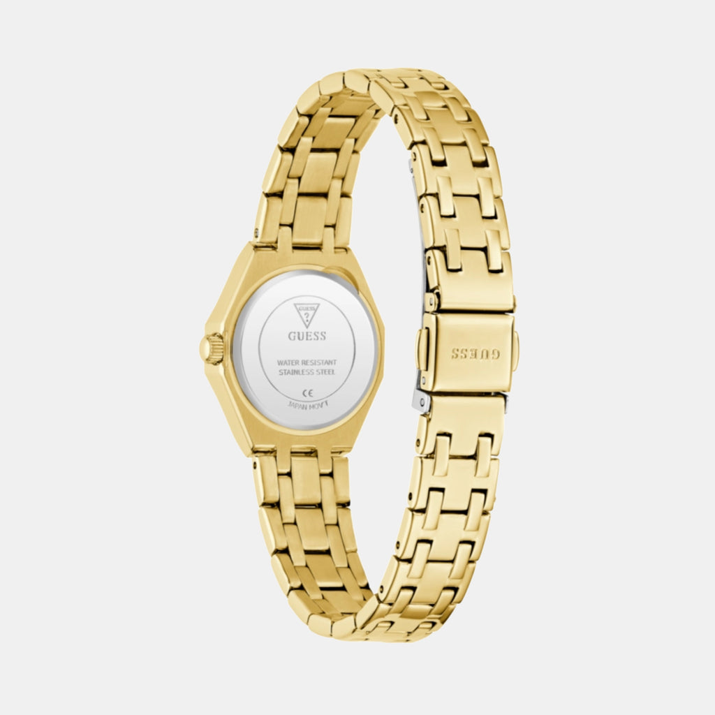 Women Quartz Rose Gold Dial Analog Stainless Steel Watch GW0931L2