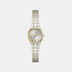 Women Quartz Silver Dial Analog Stainless Steel Watch GW0931L3