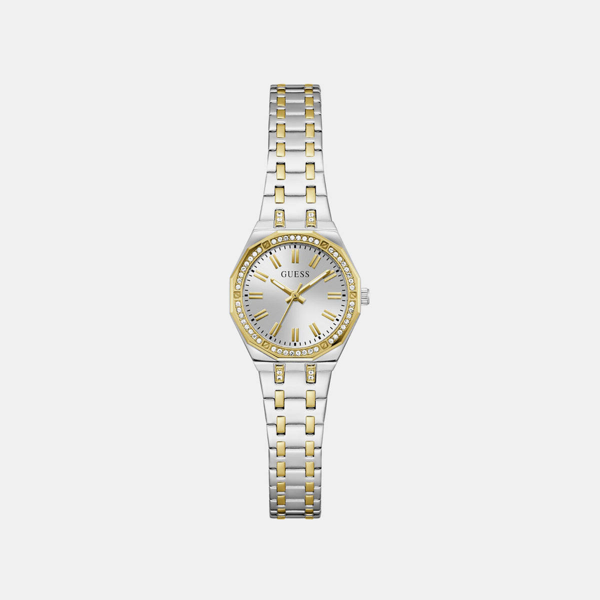 Gb Pixie Women Quartz Silver Dial Analog Stainless Steel Watch Gw0931L3