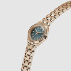Women Quartz Green Dial Analog Stainless Steel Watch GW0931L7
