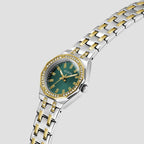 Women Quartz Green Dial Analog Stainless Steel Watch GW0931L8