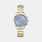 Bailey Women Quartz Blue Dial Multi-Function Stainless Steel Watch GW0933L3