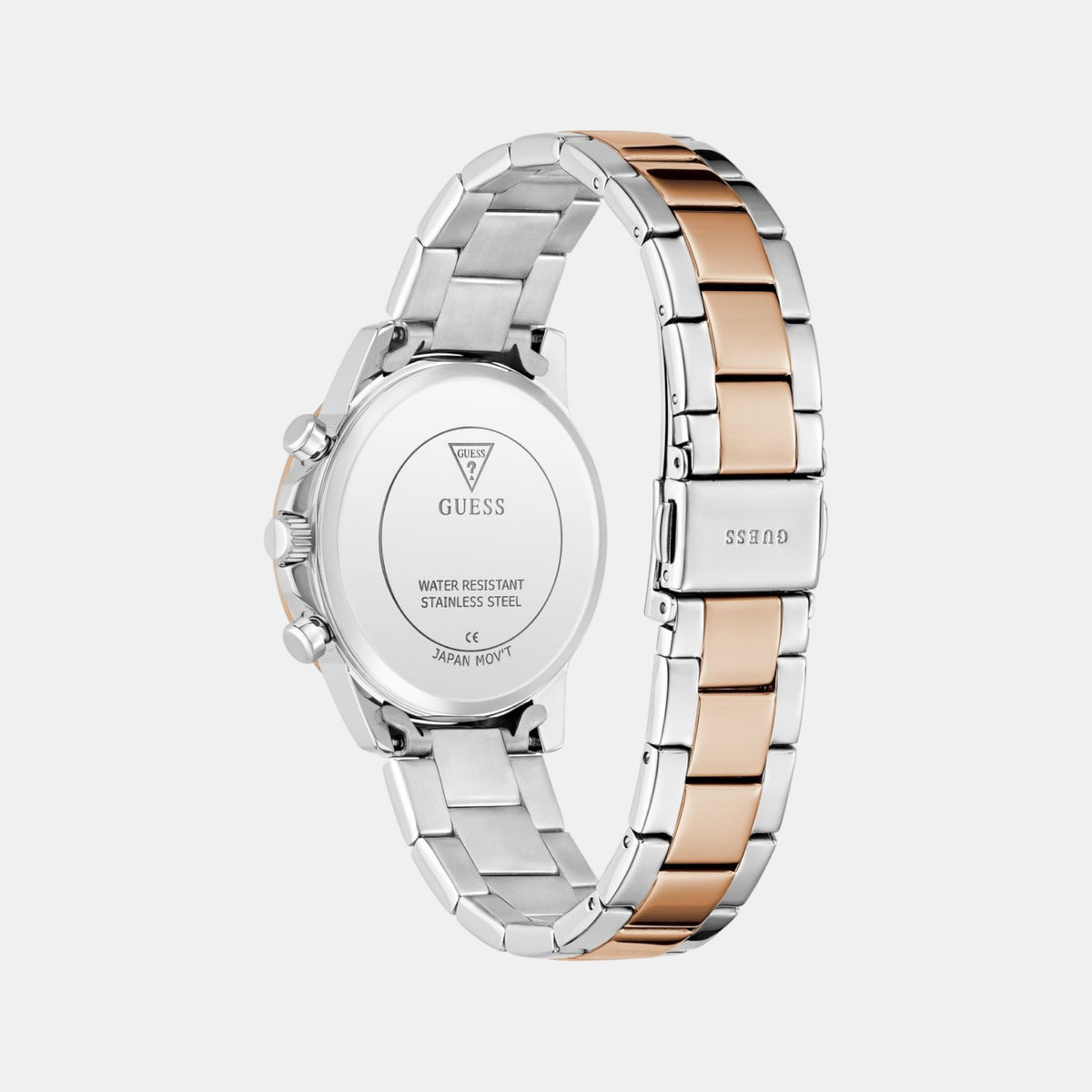 Gd Bailey Women Quartz Burgundy Dial Multi-Function Stainless Steel Watch Gw0933L5