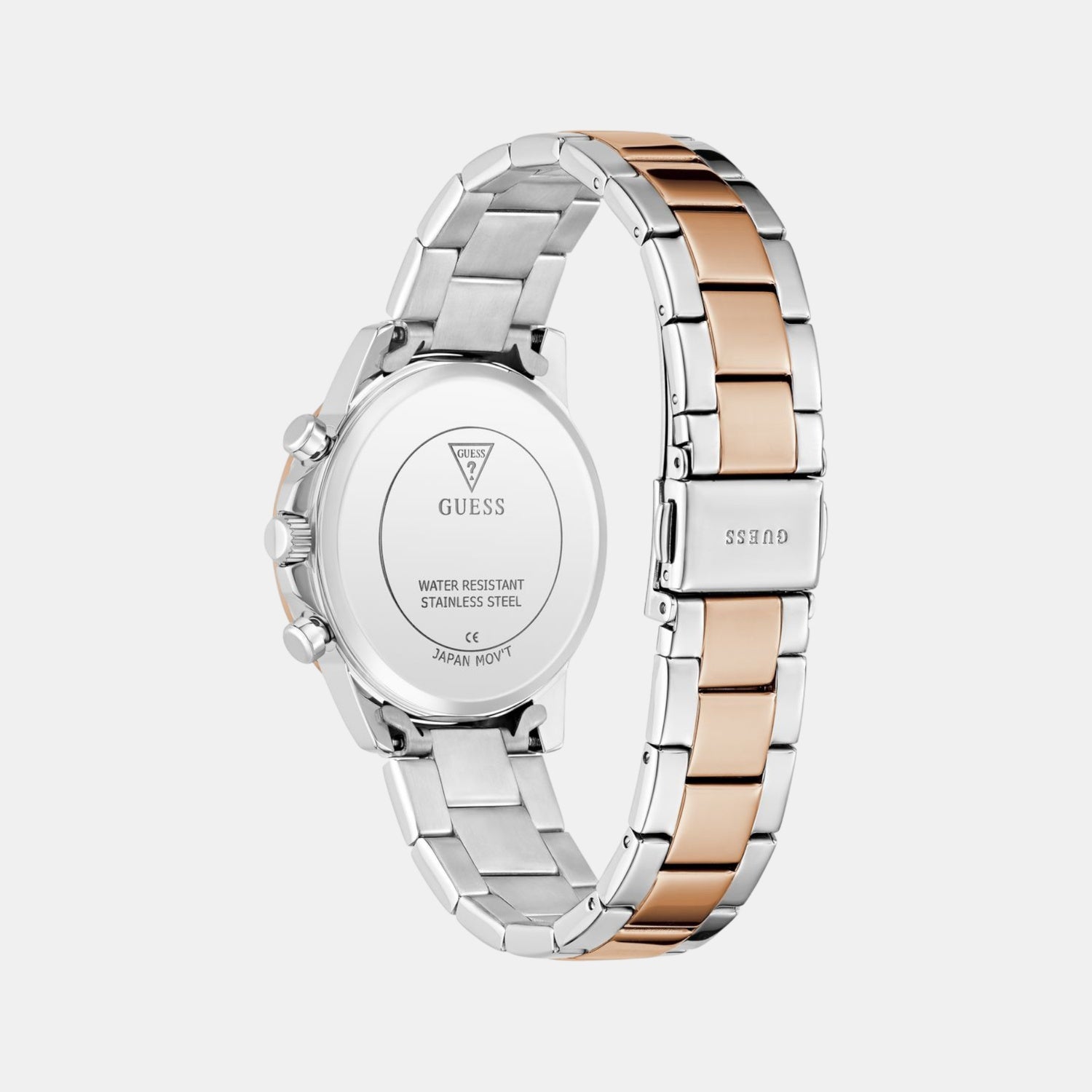 Dress Women Quartz Red Dial Multi-Function Stainless Steel Watch GW0933L5