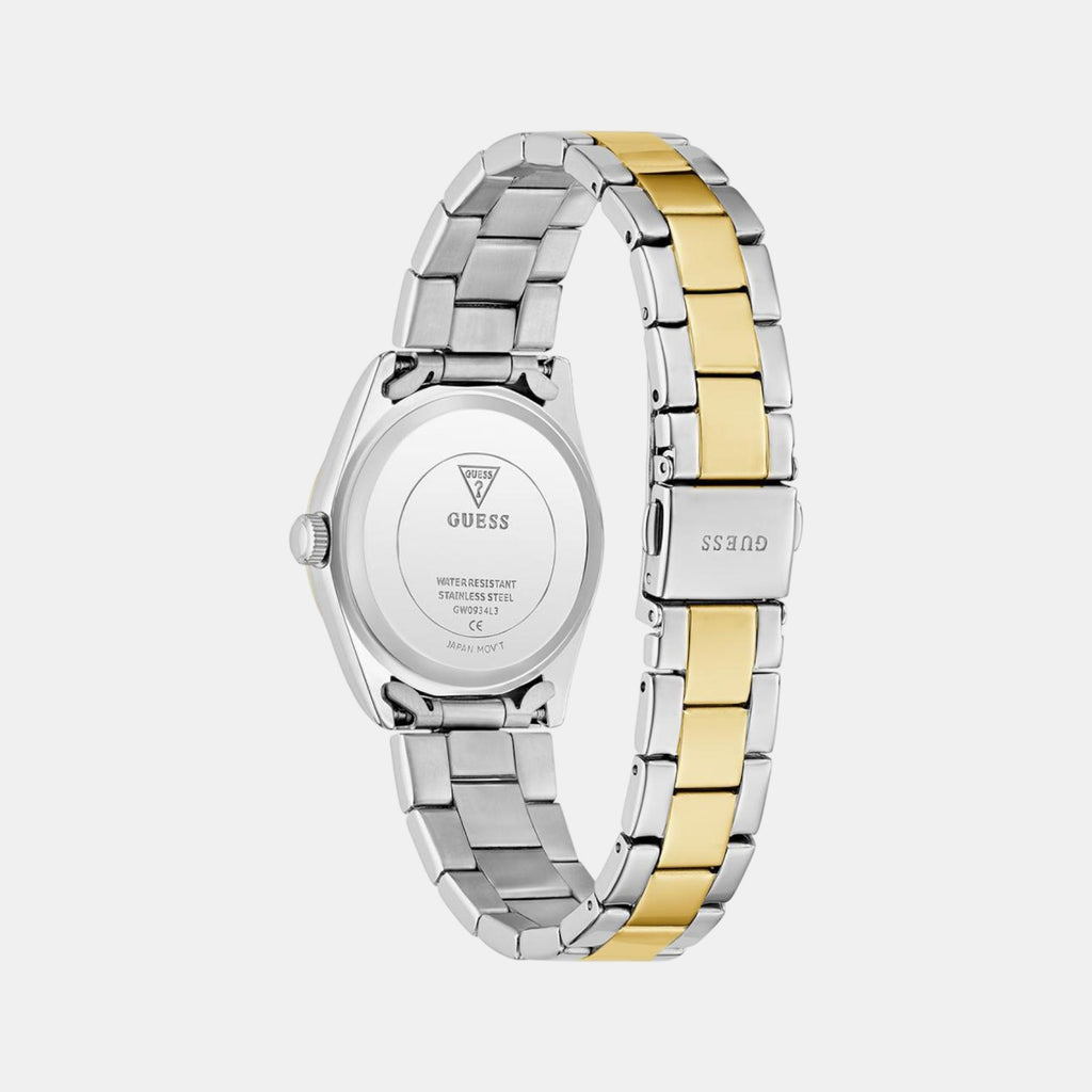 Alice Women Quartz Green Dial Analog Recycled Steel Watch GW0934L3