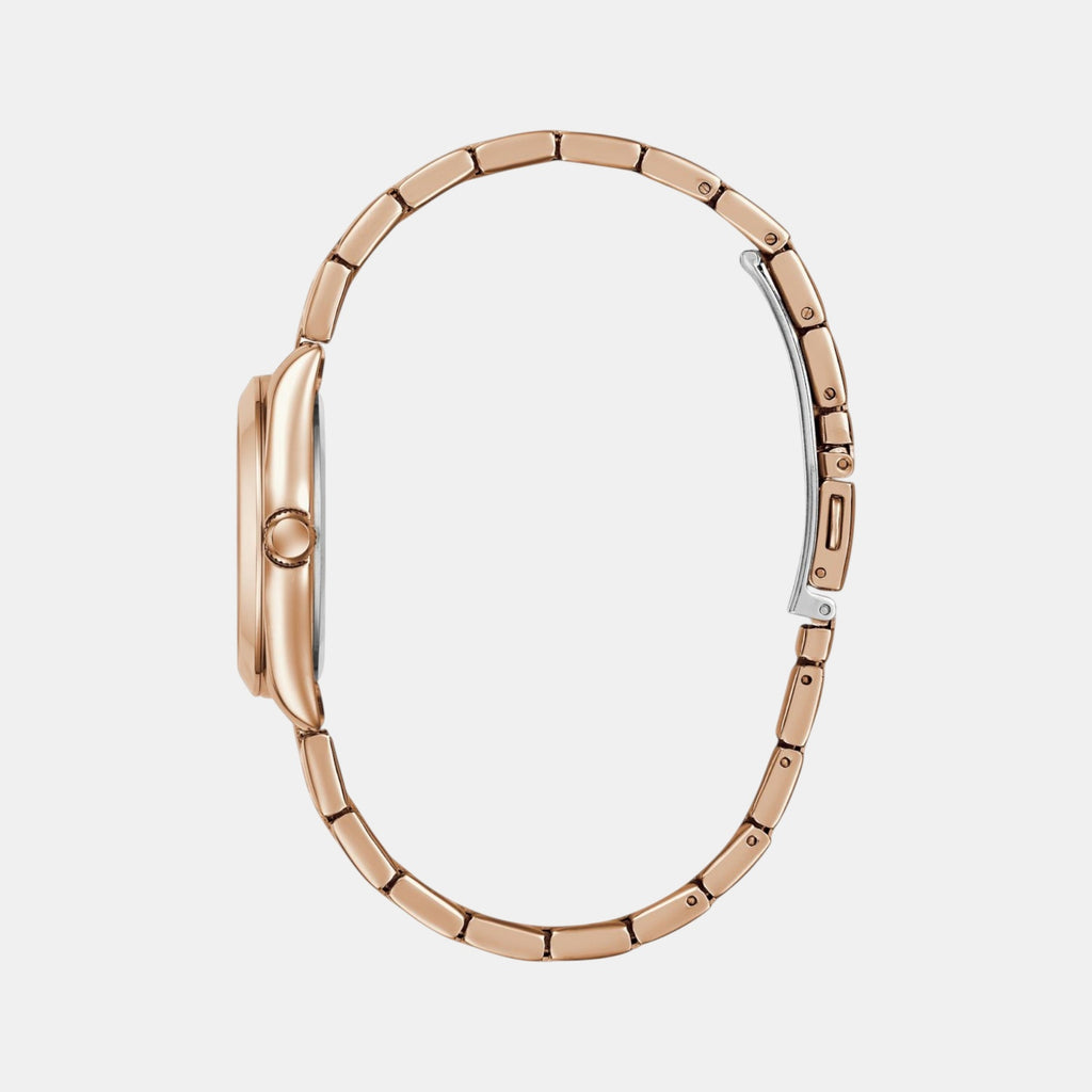 Alice Women Quartz Red Dial Analog Recycled Steel Watch GW0934L5