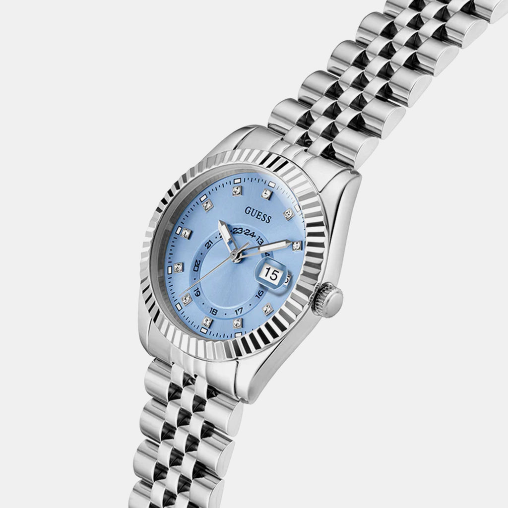 Jada Women Quartz Blue Dial Analog Stainless Steel Watch GW0936L1