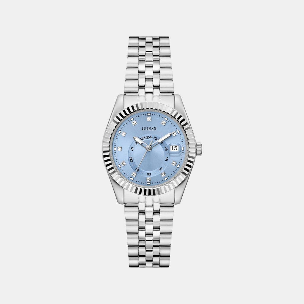 Jada Women Quartz Blue Dial Analog Stainless Steel Watch GW0936L1