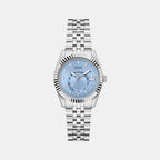 Jada Women Quartz Blue Dial Analog Stainless Steel Watch GW0936L1