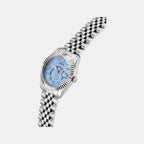 Jada Women Quartz Ice Blue Dial Analog Recycled Steel Watch GW0936L1