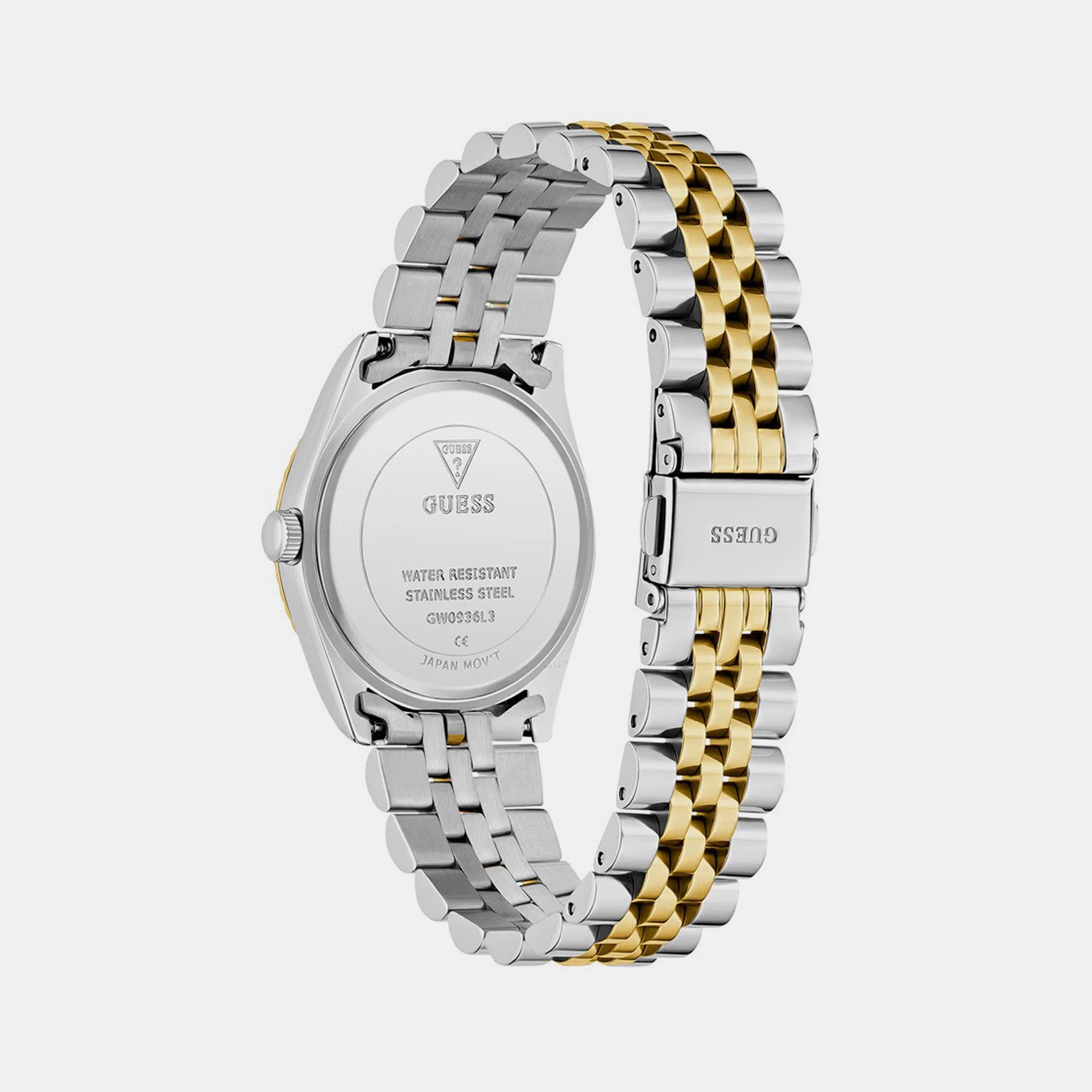 Women Quartz Green Dial Analog Stainless Steel Watch GW0936L3