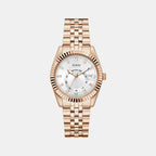 Jada Women Quartz White Dial Analog Recycled Steel Watch GW0936L4