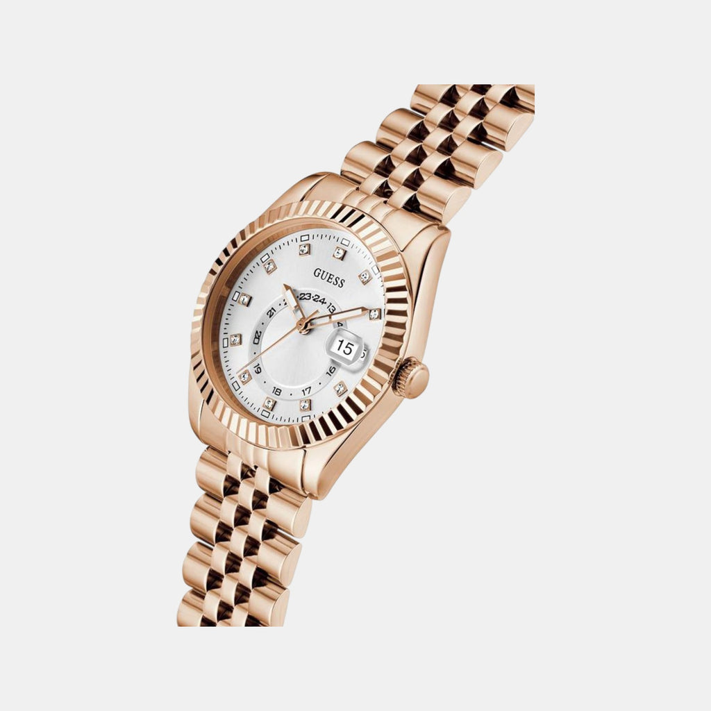 Jada Women Quartz White Dial Analog Recycled Steel Watch GW0936L4