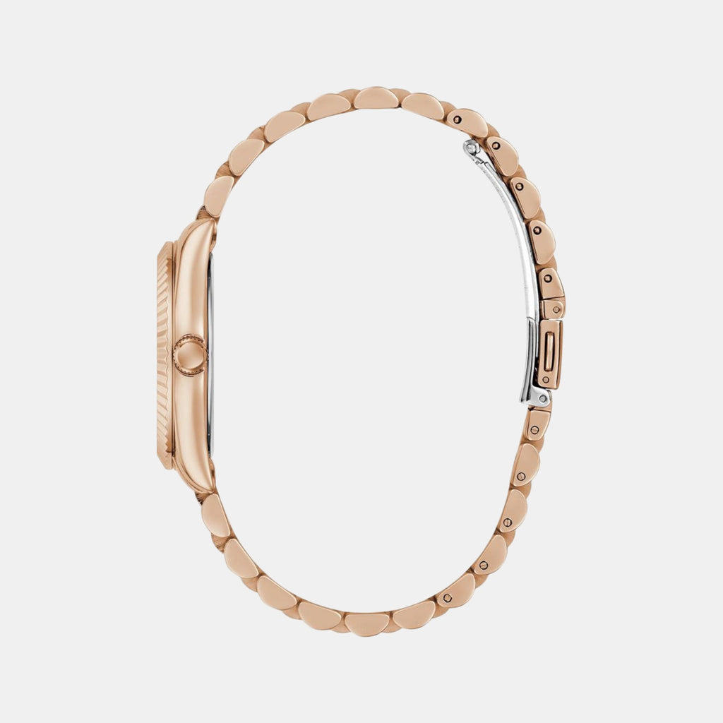 Jada Women Quartz White Dial Analog Recycled Steel Watch GW0936L4