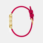 Lunar New Year Limited Edition Women Quartz Champagne Dial Analog Leather Watch GW0937L1