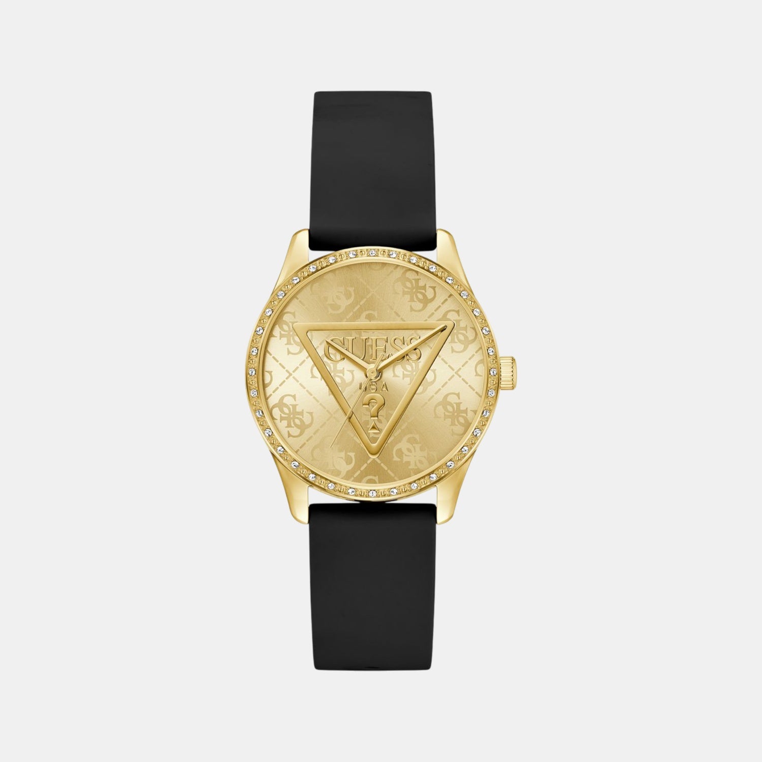 Roxy Women Quartz Champagne Dial Analog Silicone Watch GW0942L2