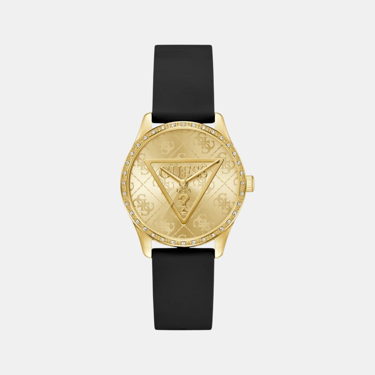 Roxy Women Quartz Champagne Dial Analog Silicone Watch GW0942L2