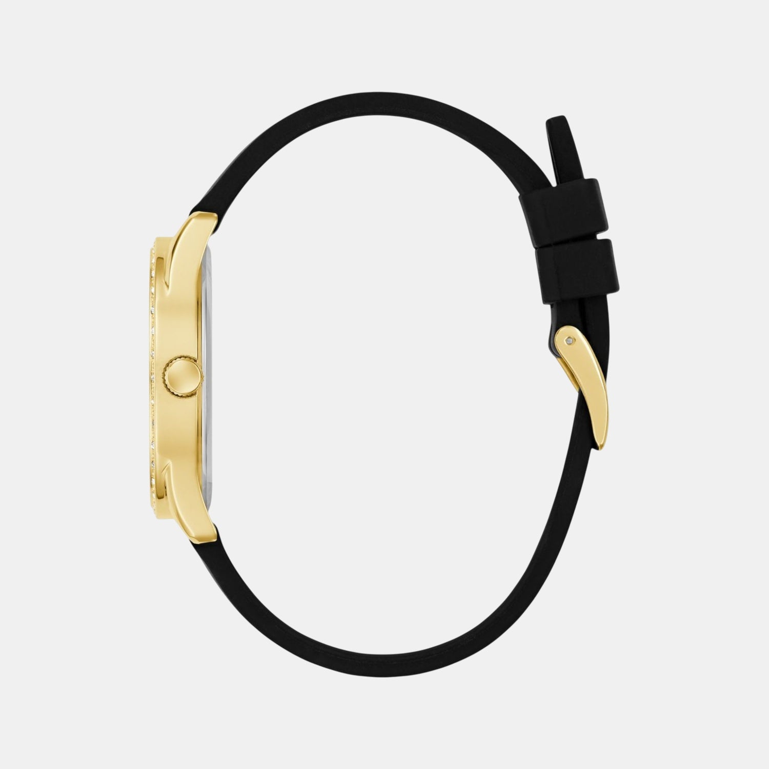 Roxy Women Quartz Champagne Dial Analog Silicone Watch GW0942L2