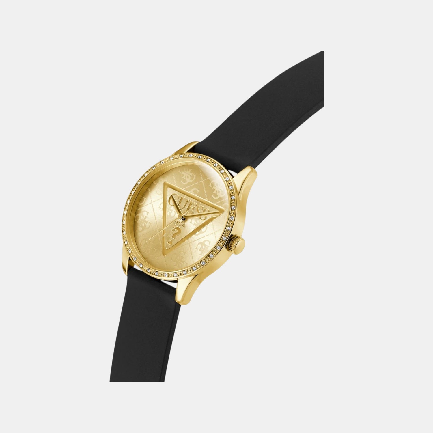 Roxy Women Quartz Champagne Dial Analog Silicone Watch GW0942L2