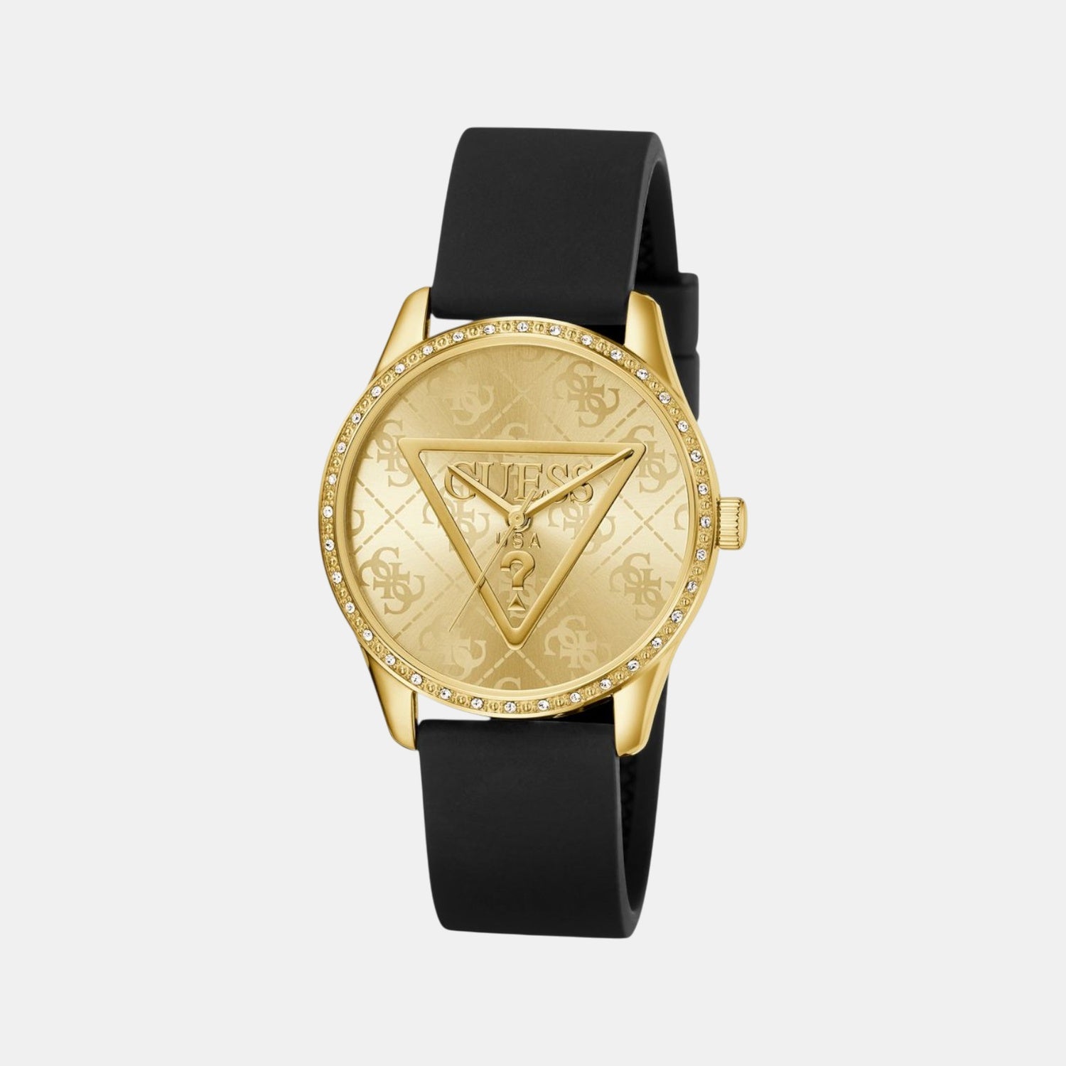 Roxy Women Quartz Champagne Dial Analog Silicone Watch GW0942L2