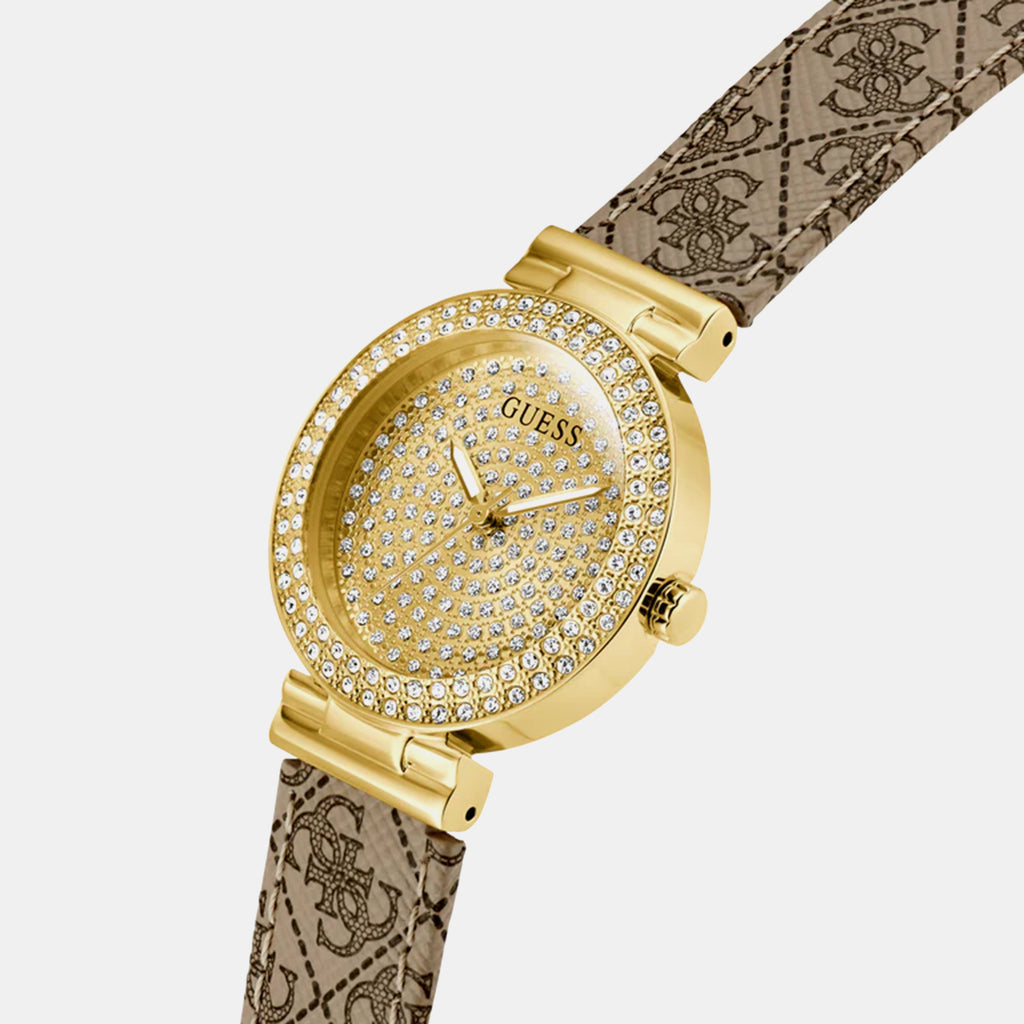 Gt Ivy Women Quartz Champagne Dial Analog Stainless Steel GW0943L2