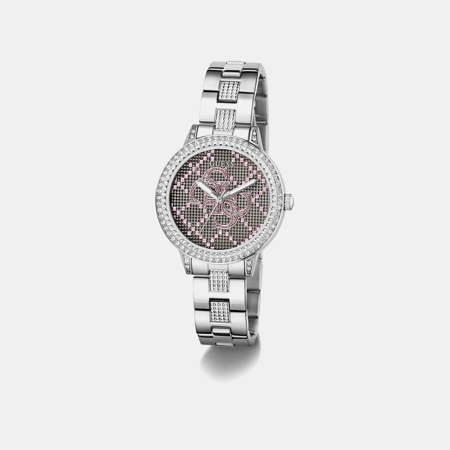 Guess Trend Women Quartz Silver Dial Analog Stainless Steel Watch GW0944L1