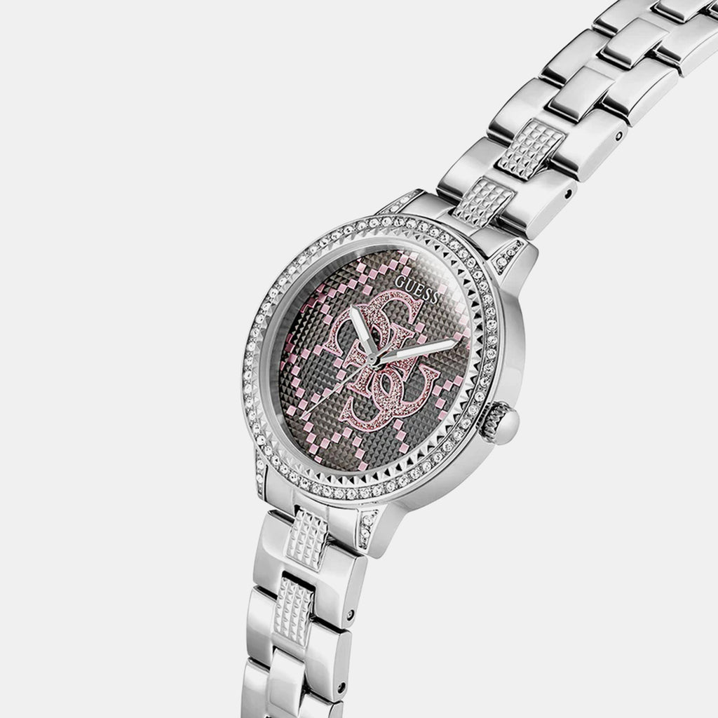 Guess Trend Women Quartz Silver Dial Analog Stainless Steel Watch GW0944L1
