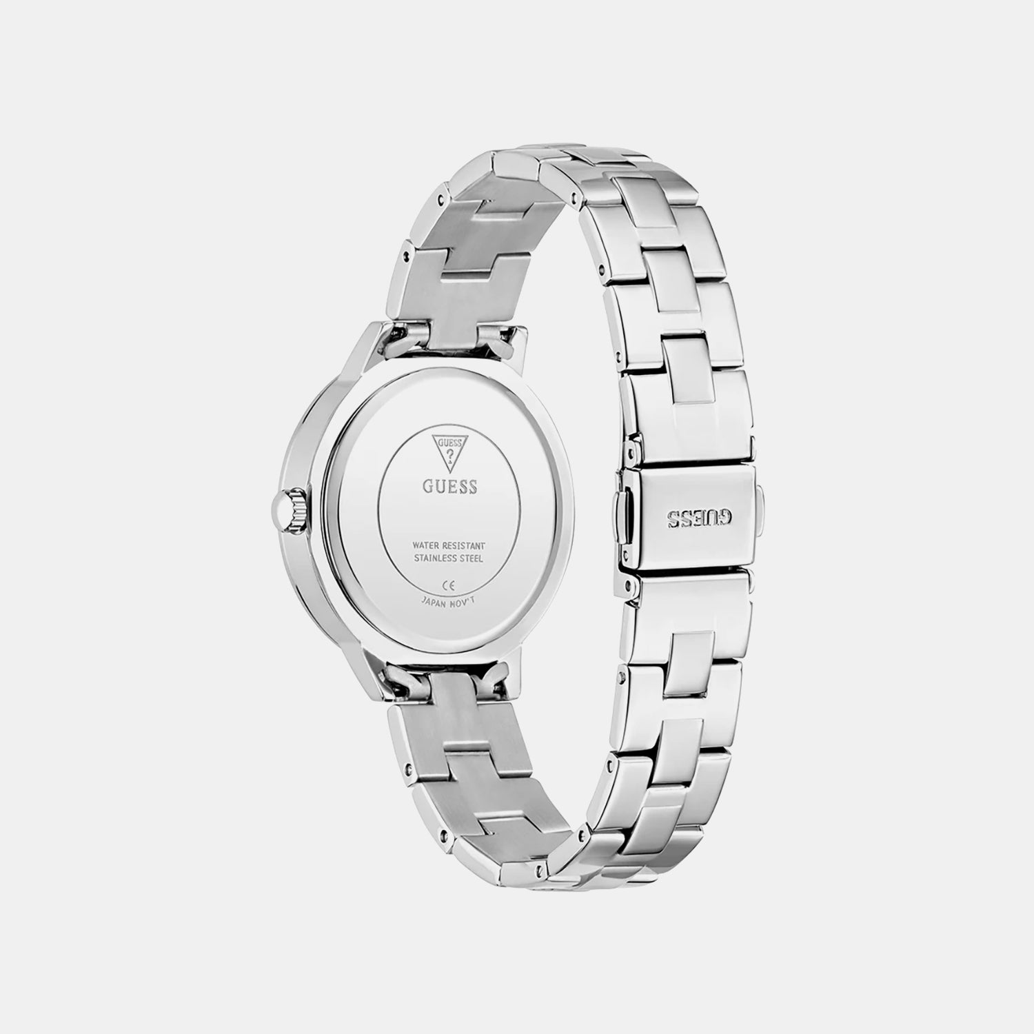 Guess Trend Women Quartz Silver Dial Analog Stainless Steel Watch GW0944L1