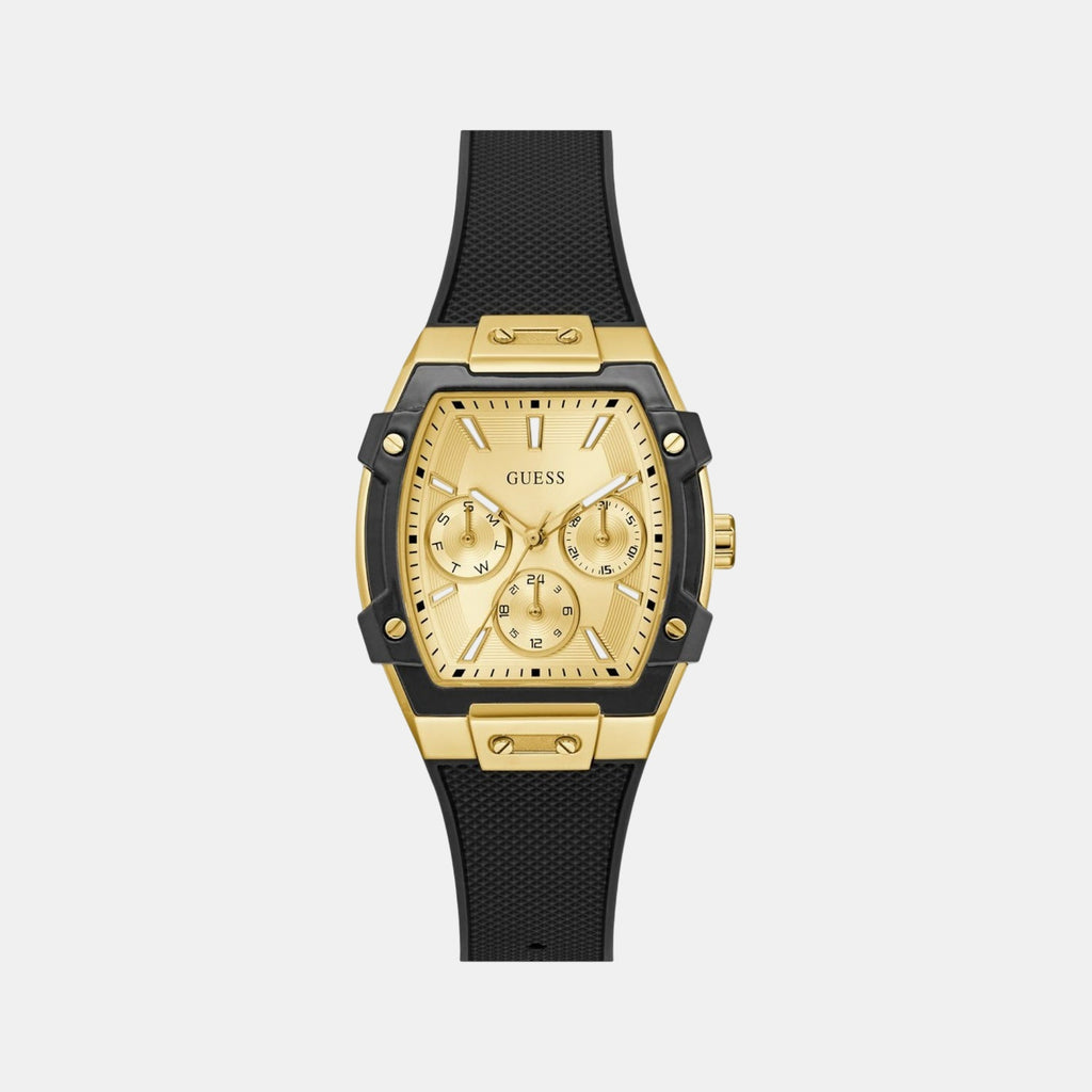 Phoenix Women Quartz Champagne Dial Multi-Function Silicone Watch GW0945L2