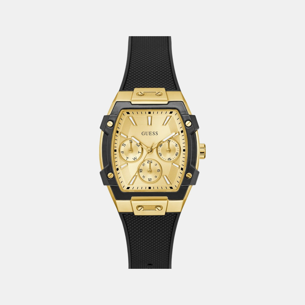 Phoenix Women Quartz Champagne Dial Multi-Function Silicone Watch GW0945L2