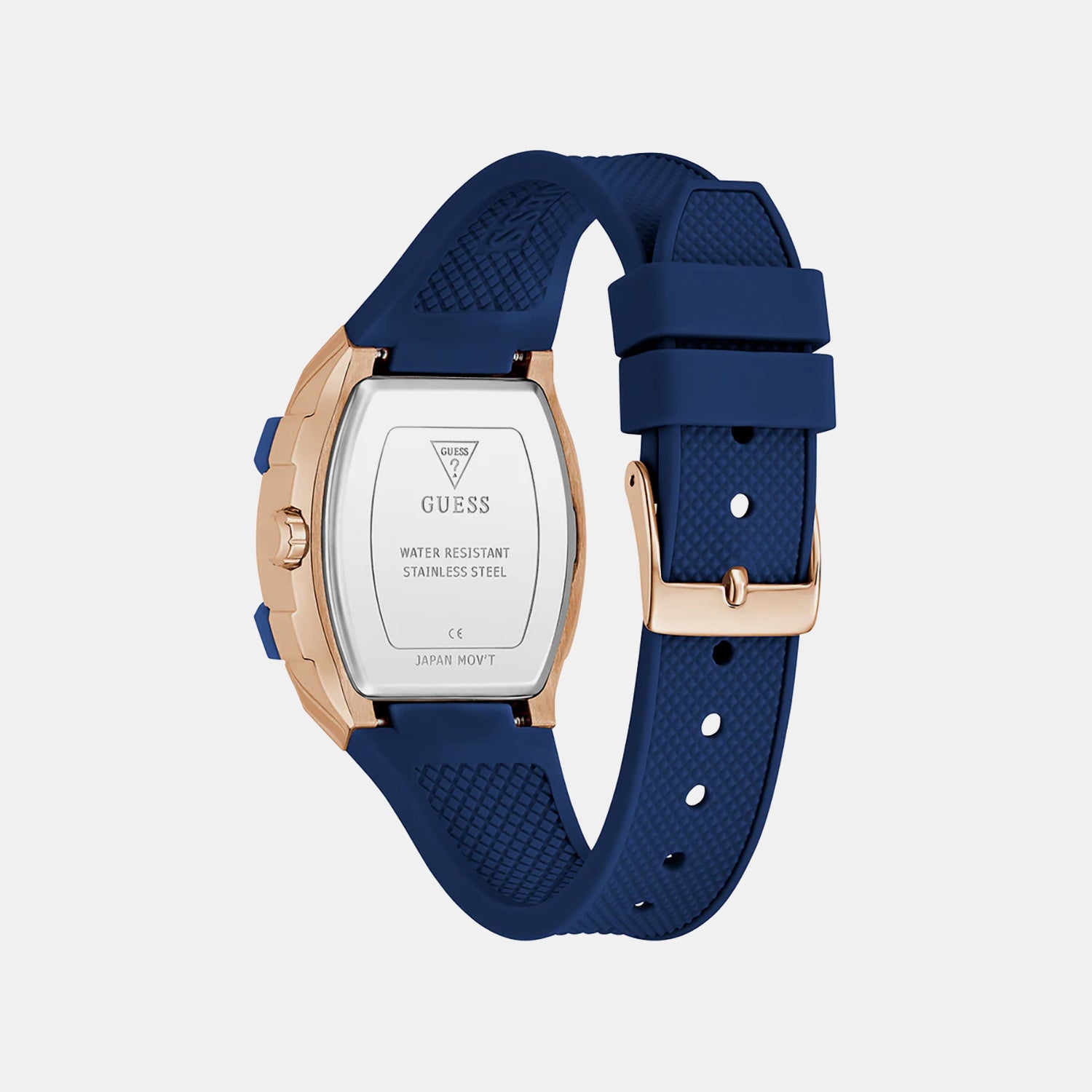 Phoenix Women Quartz Blue Dial Multi-Function Silicone Watch GW0945L4