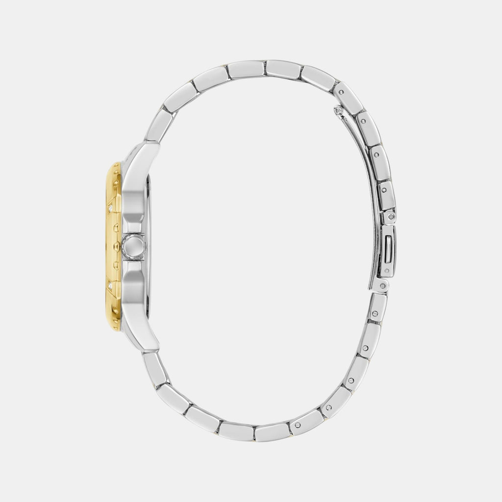 Mist Women Quartz Blue Dial Analog Stainless Steel Watch GW0948L3