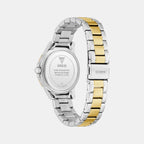 Mist Women Quartz Blue Dial Analog Stainless Steel Watch GW0948L3