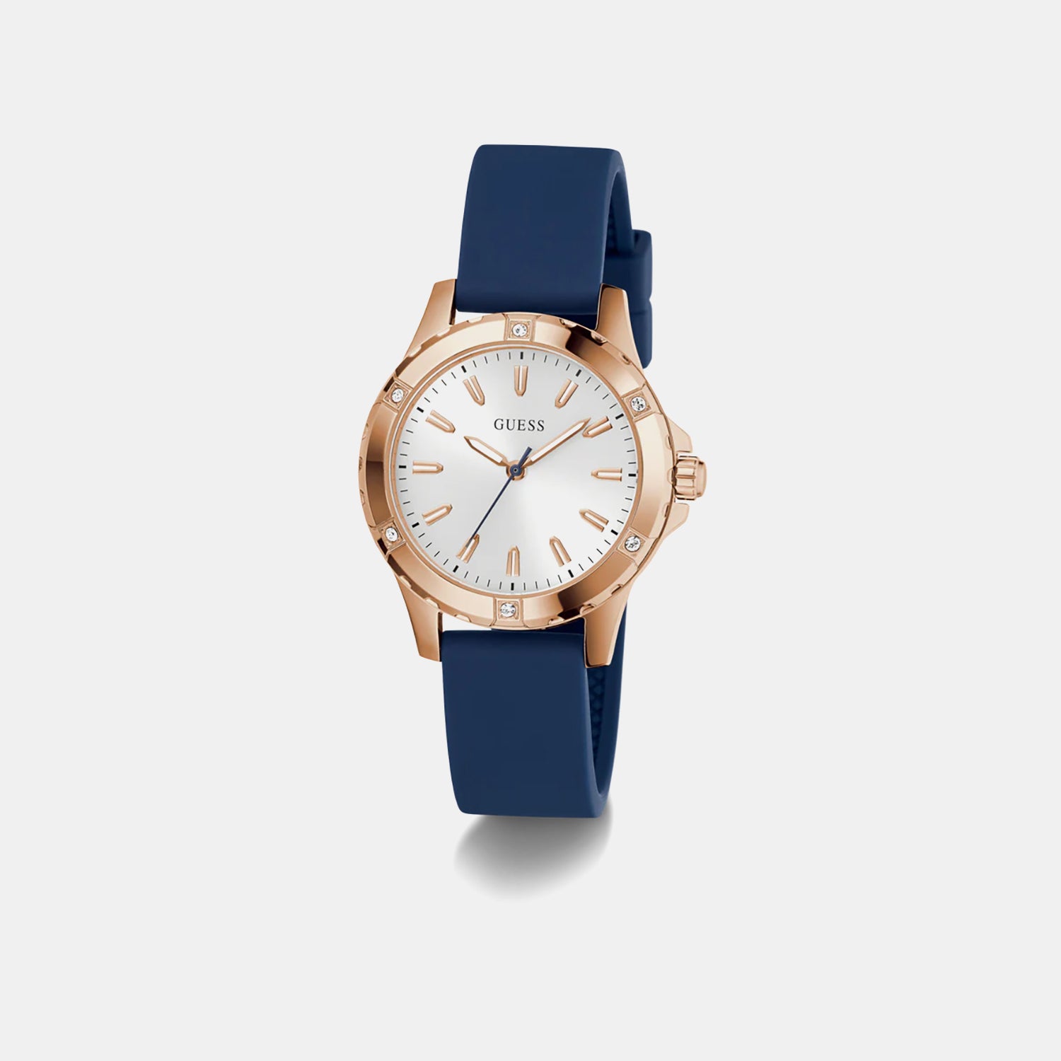Mist Women Quartz White Dial Analog Silicone Watch GW0949L3
