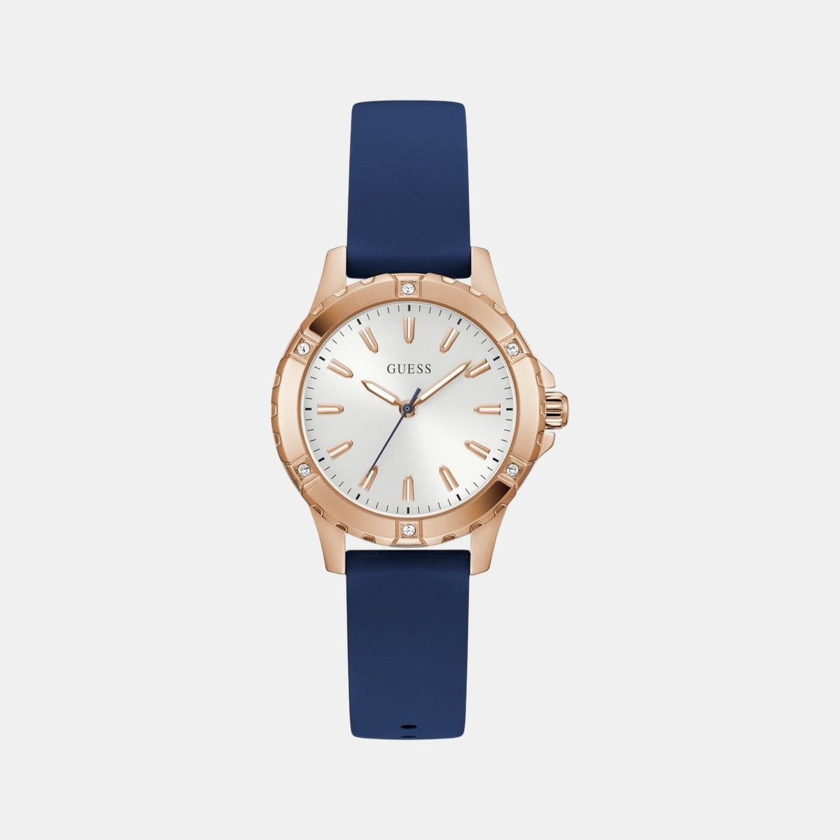 Gs Mist Women Quartz White Dial Analog Silicone Watch Gw0949L3