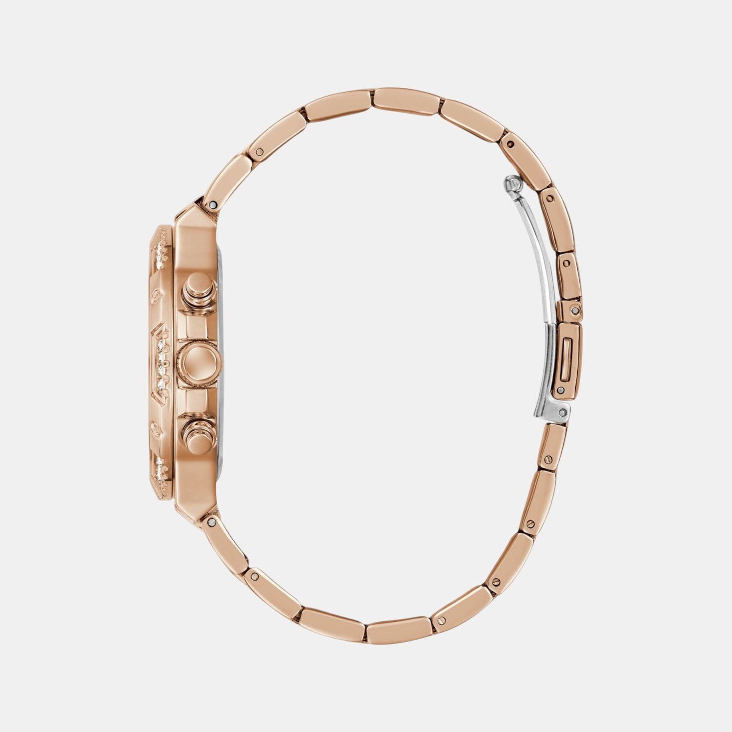 Harlow Women Quartz Ombre Dial Multi-Function Stainless Steel Watch GW0950L4