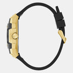 Men Quartz Black Dial Multi-Function Silicone Watch GW0956G2