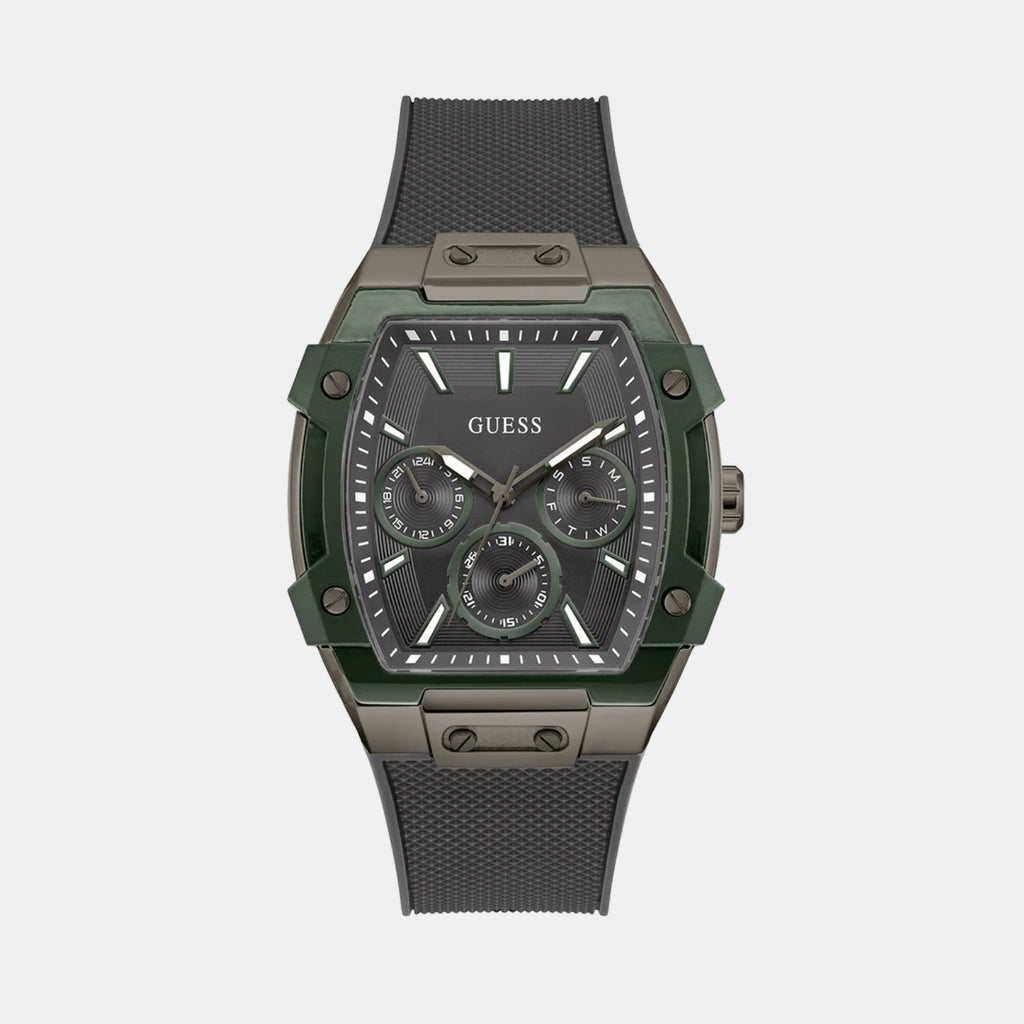 Men Quartz Grey Dial Multi-Function Stainless Steel Watch GW0956G3