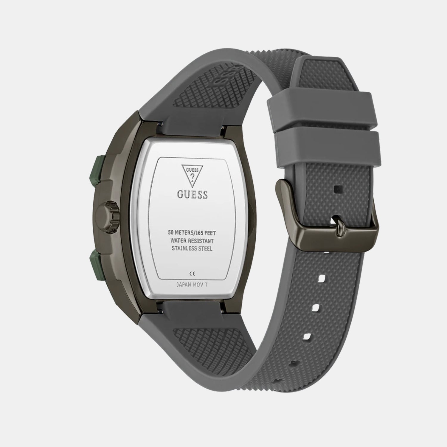 Guess Men Quartz Grey Dial Multi-Function Stainless Steel Watch