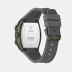 Men Quartz Grey Dial Multi-Function Stainless Steel Watch GW0956G3