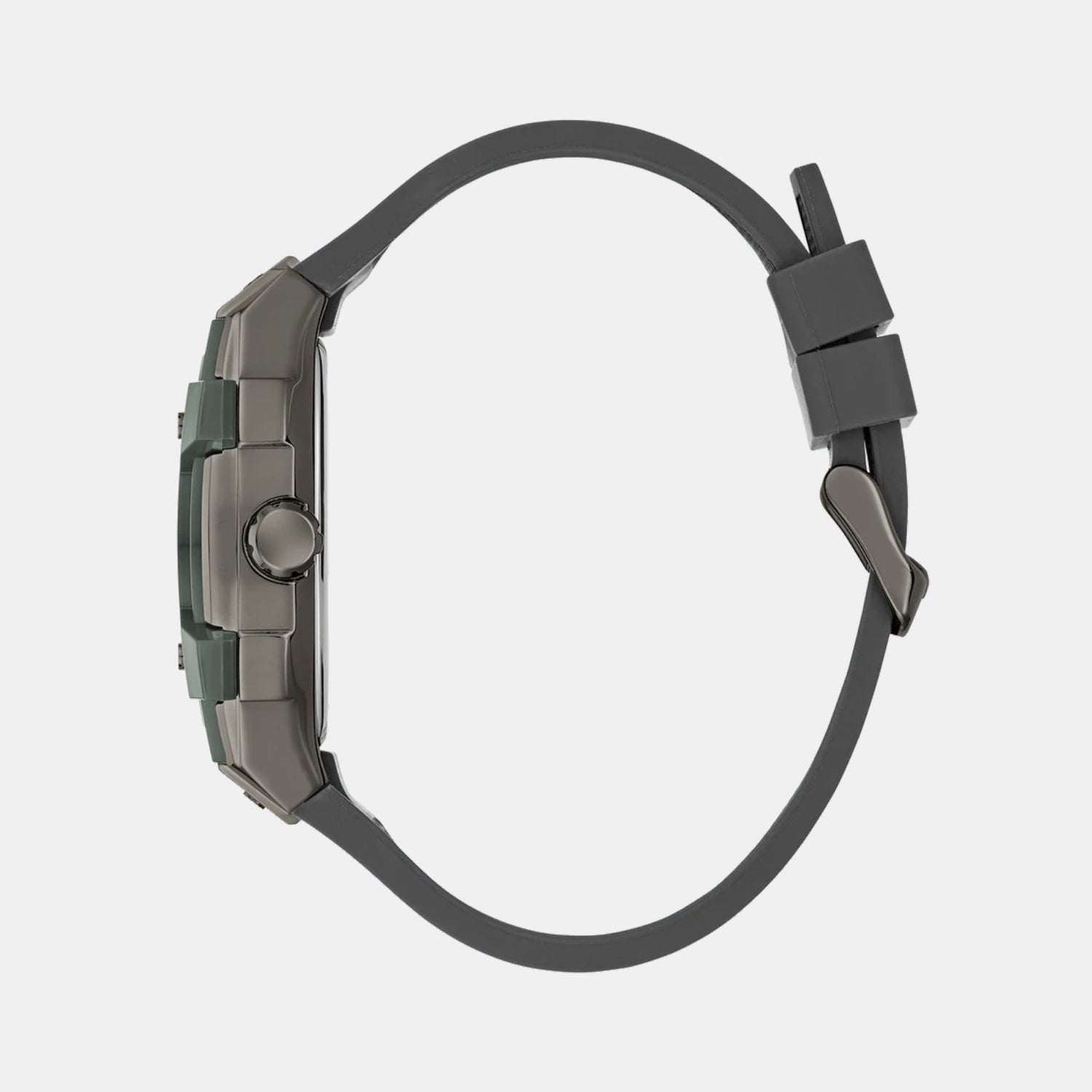 Men Quartz Grey Dial Multi-Function Stainless Steel Watch GW0956G3