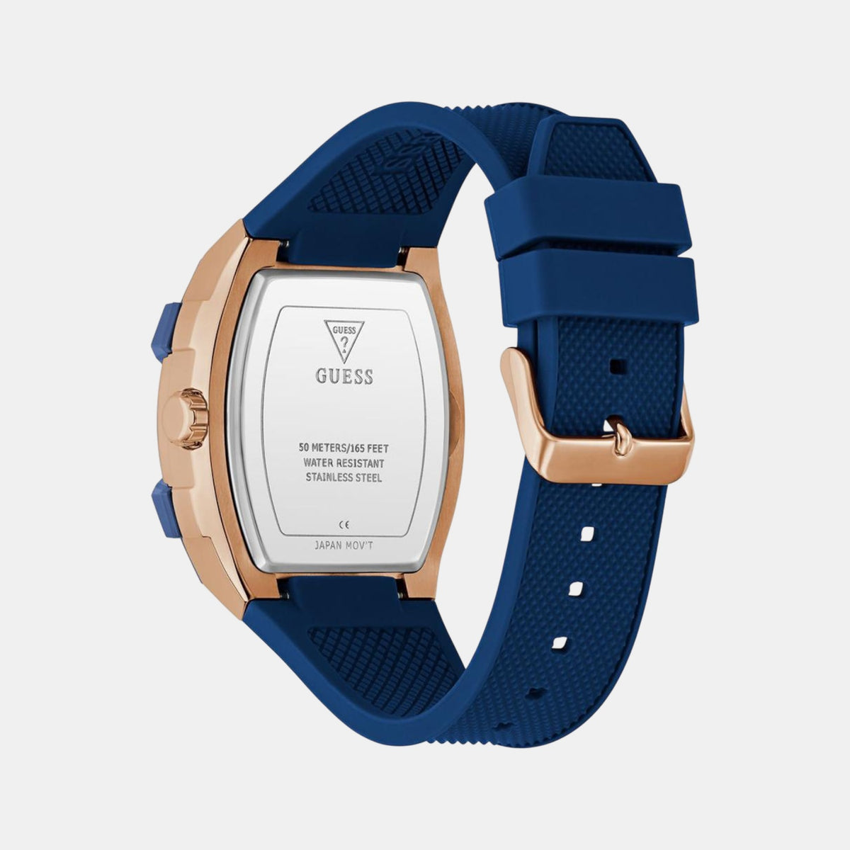 Gt Phoenix Men Quartz Blue Dial Multi-Function Silicone Watch Gw0956G4