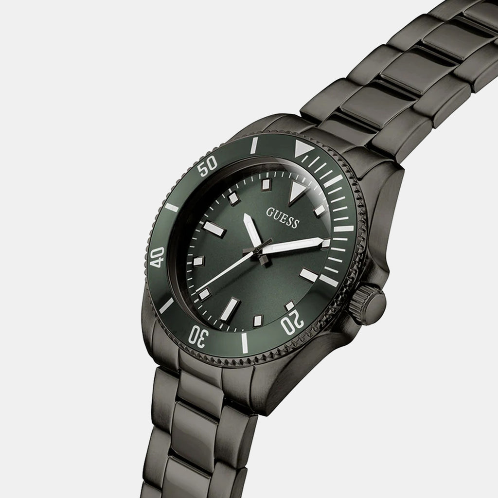 Gs Cliff Men Quartz Green Dial Analog Stainless Steel GW0968G3